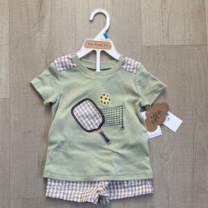 Baby Essentials - Baby Boys 2-Pc. Pickleball T-Shirt & Shorts Set - 24M